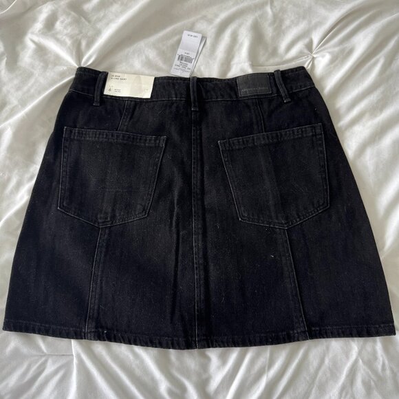 American Eagle Hi-Rise A-Line Skirt Super Stretch - Picture 2 of 3